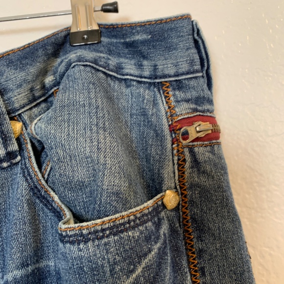 COOGI Jeans Mens Waist 36 Length 16.5 Blue Crest Pocket Hip Hop Y2K - Picture 9 of 15